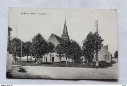 Lorcy, l'église, Loiret 45