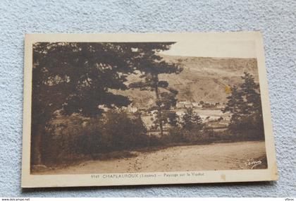 Chapeauroux, paysage sur le viaduc, Lozère 48