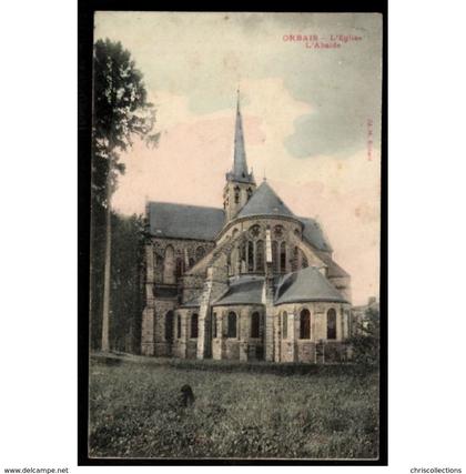 51 - ORBAIS L'ABBAYE (Marne) - L'Eglise - L'Abside