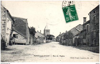 52 PONT-la-VILLE - rue de l'église