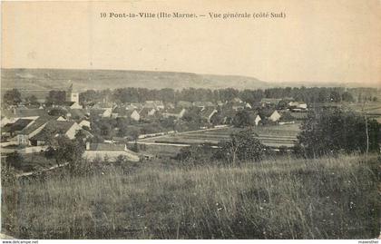 PONT LA VILLE vue générale (côté Sud)