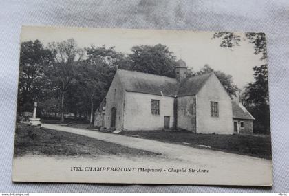 Champfremont, chapelle sainte Anne, Mayenne 53