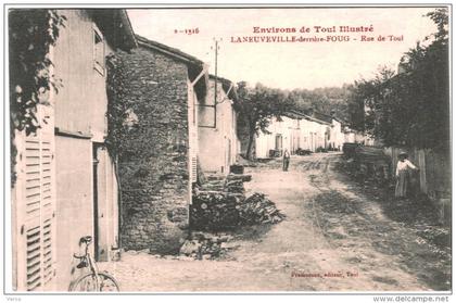 Carte Postale Ancienne de LANEUVEVILLE DERRIERE FOUG-Rue de TOUL