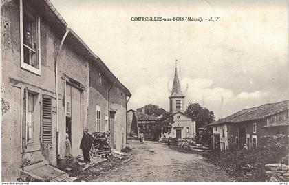 Carte postale ancienne de COURCELLES aux BOIS