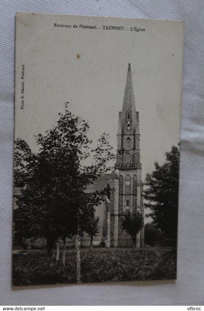 Taupont, l'église, environs de Ploermel, Morbihan 56