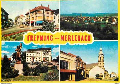 57 - Merlebach - Freyming - Multivues - Automobiles - Flamme Postale de Flamme Postale de  - CPM - Voir Scans Recto-Vers