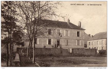 SAINT-SAUGE LA GENDARMERIE  ANNIMEE