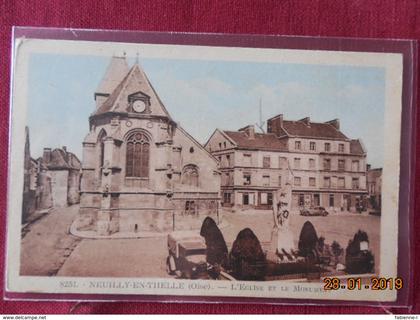 CPA - Neuilly-en-Thelle - L'Eglise et le Monument