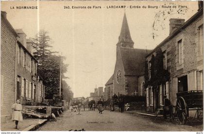 CPA LARCHAMP Entrée du Bourg Route de Flers (868733)