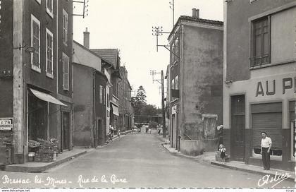 CPSM Brassac les Mines Rue de la Gare