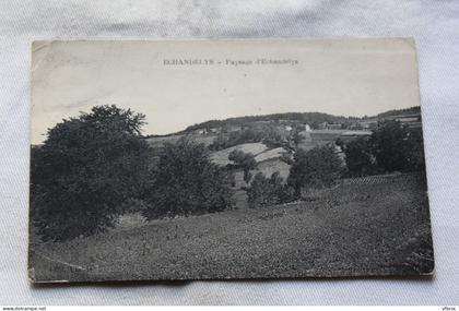 Echandelys, paysage d'Echandelys, Puy de Dôme 63