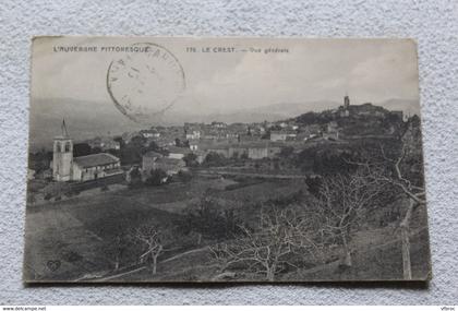 le Crest, vue générale, Puy de Dôme 63