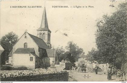 TORTEBESSE L'EGLISE ET LA PLACE