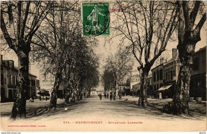 CPA MAUBOURGUET Boulevard Larbanes (375853)