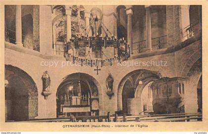 14008709 Ottmarsheim Mulhouse Alsace 68 Haut-Rhin Interieur de l'Eglise