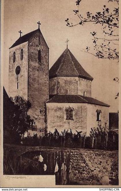 68 - Ottmarsheim - Eglise - Non voyagé - Dos divisé