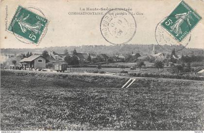 COMBEAUFONTAINE - vue générale - la Gare