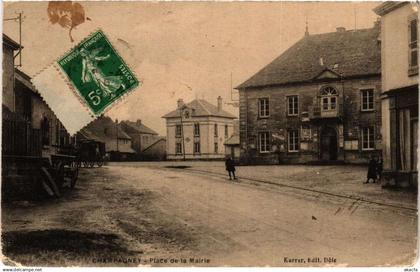 CPA CHAMPAGNEY - Place de la Mairie (636709)