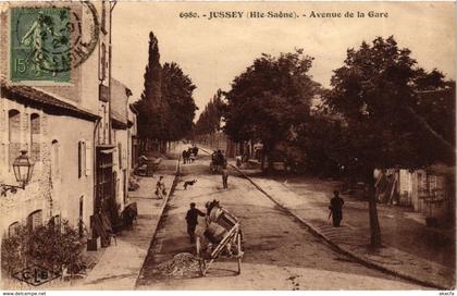 CPA JUSSEY Avenue de la Gare (868846)