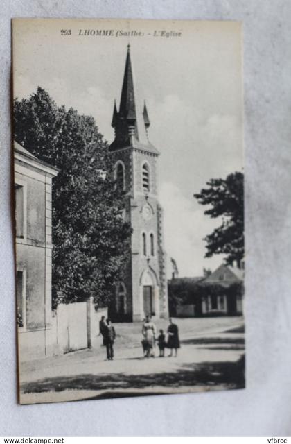 Lhomme, l'église, Sarthe 72