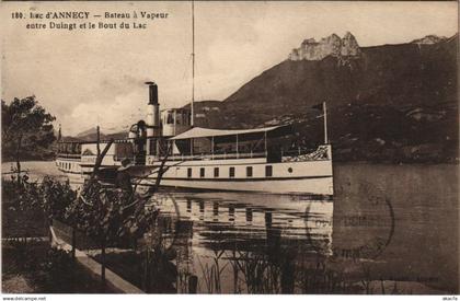 CPA DUINGT Lac d'Annecy - Bateau a Vapeur Entre Duingt (1192352)