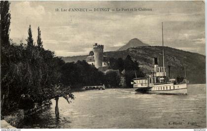 Duingt - Le Port et le Chateau