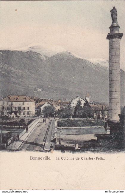 FRANCE - Bonneville - La Colonne de Charles Felix