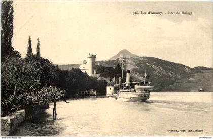 Lac d Annecy - Port de Duingt