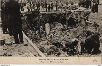 CPA Paris - L'Orage du 15 Juin a Paris (53501)