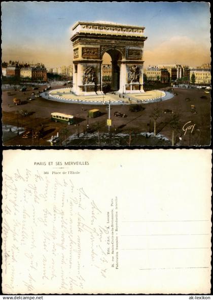 CPA Paris Pariser Triumphbogen Arc de Triomphe de l’Étoile 1941