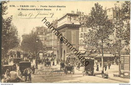 Paris - Pont Saint Martin - Boulevard Saint-Denis