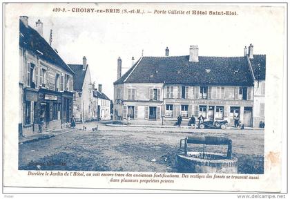 CHOISY EN BRIE - Porte Gillette et Hôtel Saint-Eloi