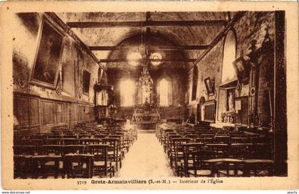 CPA Gretz-Armainvilliers - Interieur de l'Eglise (1038622)