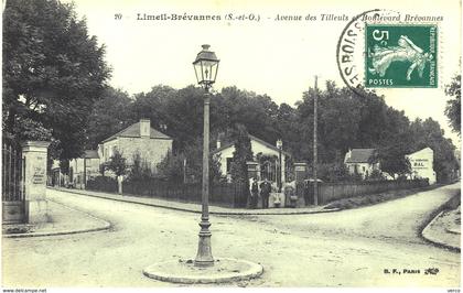 Carte  postale ancienne de LIMEIL  BREVANNES