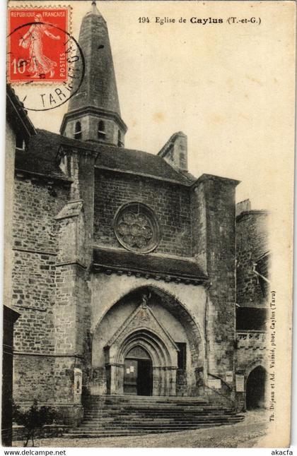 CPA Eglise de Caylus FRANCE (1016493)