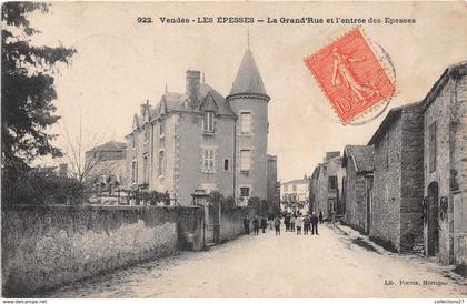 85-LES-EPESSES-LA GRAND'RUE ET L'ENTREE DES EPESSES