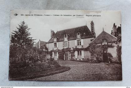 château du Colombier par Marnay, façade principale, Vienne 86