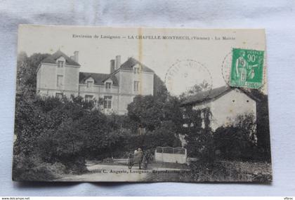 la Chapelle Montreuil, la mairie, Vienne 86