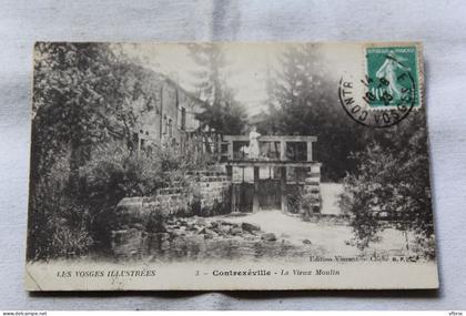 Cpa 1923, Contrexeville, le vieux moulin, Vosges 88