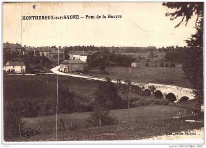 Carte Postale Ancienne de MONTHUREUX sur SAONE