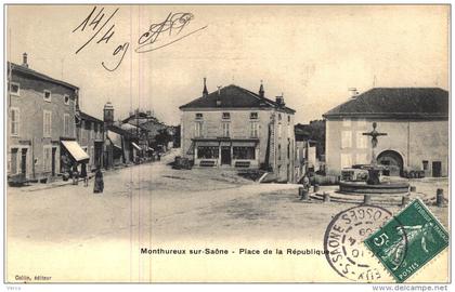 Carte Postale Ancienne de MONTHUREUX sur SAONE