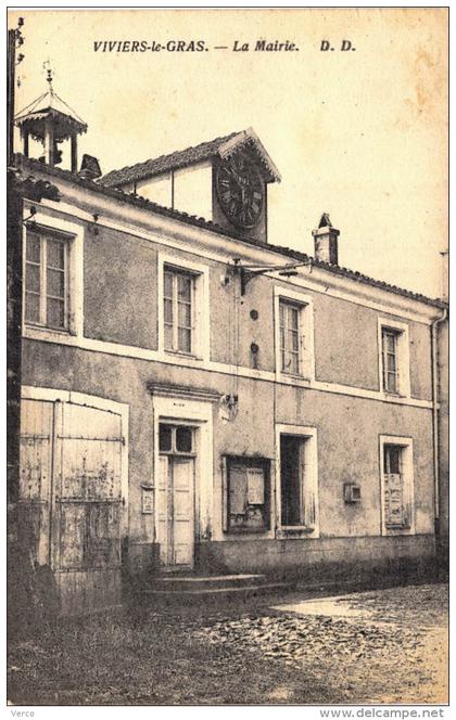 Carte Postale Ancienne de VIVIERS le GRAS