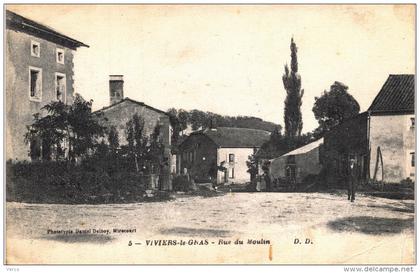 Carte Postale Ancienne de VIVIERS le GRAS