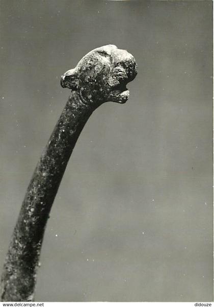 89 - Saint Père sous Vézelay - Musée archéologique régional - Tête de panthère en bronze trouvée aux Fontaines Salées -