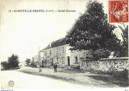 Carte POSTALE  Ancienne de  GOMETZ le CHATEL - Saint Nicolas