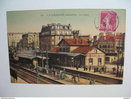 CPA  La Garenne-Bezons  La Gare