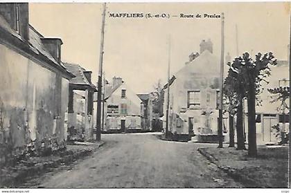 CPA Maffliers Route de Presles