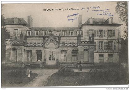 Carte Postale Ancienne de NUCOURT