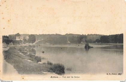 ABLON : VUE SUR LA SEINE