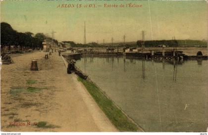 CPA ABLON-sur-SEINE Entree de l'Ecluse (1352765)